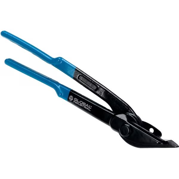 Heavy Duty Cutter For 3/4-1-1/4W Steel Strapping, Black/Blue, Global Industrial, Mfr#: 412411